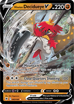 Hisuian Decidueye V 083/189 Pokémon card from Astral Radiance for sale at best price