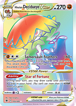 Hisuian Decidueye VSTAR 195/189 Pokémon card from Astral Radiance for sale at best price