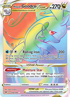 Hisuian Goodra VSTAR 202/196 Pokémon card from Lost Origin for sale at best price