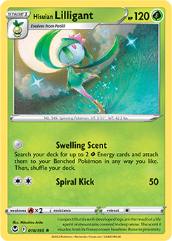 Hisuian Lilligant 010/195 Pokémon card from Silver Tempest for sale at best price