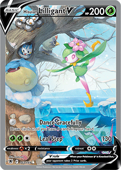 Hisuian Lilligant V 163/189 Pokémon card from Astral Radiance for sale at best price