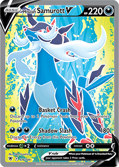 Hisuian Samurott V 176/189 Pokémon card from Astral Radiance for sale at best price