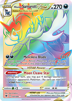 Hisuian Samurott VSTAR 197/189 Pokémon card from Astral Radiance for sale at best price