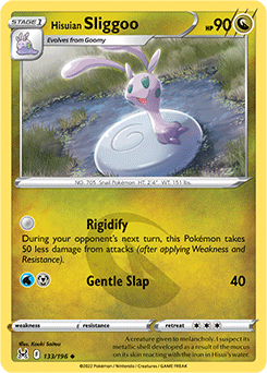 Hisuian Sliggoo 133/196 Pokémon card from Lost Origin for sale at best price