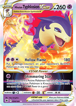 Hisuian Typhlosion VSTAR 054/189 Pokémon card from Astral Radiance for sale at best price