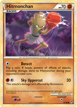 Hitmonchan 57/95 Pokémon card from Call of Legends for sale at best price