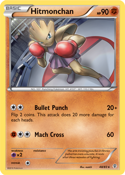 Hitmonchan 48/83 Pokémon card from Generations for sale at best price