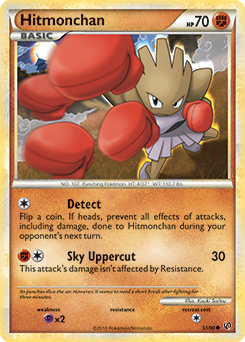 Hitmonchan 51/90 Pokémon card from Undaunted for sale at best price