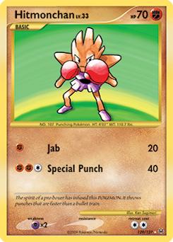 Hitmonchan 129/127 Pokémon card from Platinuim for sale at best price