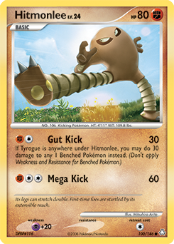 Hitmonlee 100/146 Pokémon card from Legends Awakened for sale at best price