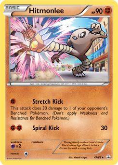 Hitmonlee 47/83 Pokémon card from Generations for sale at best price
