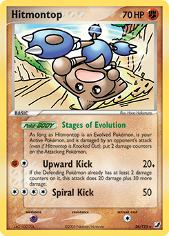 Hitmontop 26/115 Pokémon card from Ex Unseen Forces for sale at best price