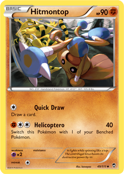 Hitmontop 49/111 Pokémon card from Furious Fists for sale at best price