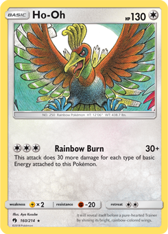 Ho-Oh 160/214 Pokémon card from Lost Thunder for sale at best price