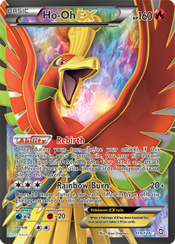 Ho-Oh EX 119/124 Pokémon card from Dragons Exalted for sale at best price