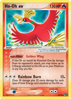 Carte Pokémon Ho-Oh ex 17/17 de la série POP 3 en vente au meilleur prix