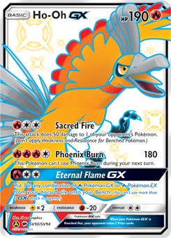 Ho-Oh GX SV50/SV94 Pokémon card from Hidden Fates for sale at best price