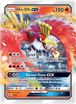 Ho-Oh GX SM57 Pokémon card from Sun and Moon Promos for sale at best price