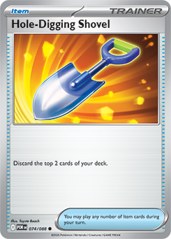 Hole-Digging Shovel 74/88 Pokémon card from Perfect Order for sale at best price