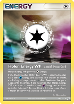 Carte Pokémon Énergie Holon WP 106/113 de la série Ex Espèces Delta en vente au meilleur prix
