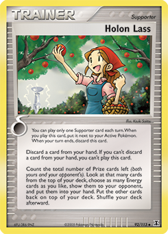 Carte Pokémon Jeune fille Holon 92/113 de la série Ex Espèces Delta en vente au meilleur prix