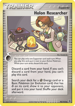 Carte Pokémon Chercheur Holon 95/113 de la série Ex Espèces Delta en vente au meilleur prix