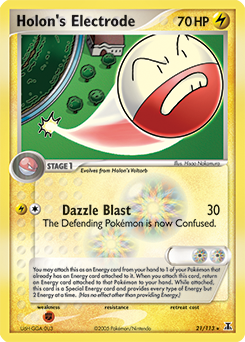 Holon's Electrode 21/113 Pokémon card from Ex Delta Species for sale at best price