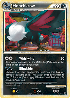 Honchkrow 15/90 Pokémon card from Undaunted for sale at best price