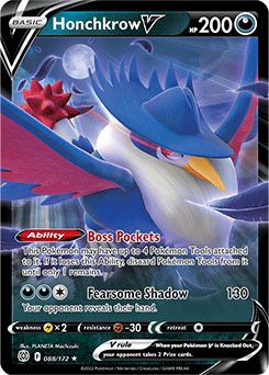 Honchkrow V 088/172 Pokémon card from Brilliant Stars for sale at best price