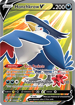 Honchkrow V 161/172 Pokémon card from Brilliant Stars for sale at best price