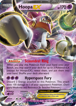 Promo Pokémon card Hoopa EX XY71 from XY Promos expansion