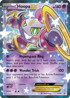 Promo Pokémon card Hoopa EX XY85 from XY Promos expansion