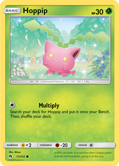 Hoppip 11/214 Pokémon card from Lost Thunder for sale at best price