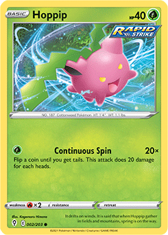 Hoppip 2/203 Pokémon card from Evolving Skies for sale at best price