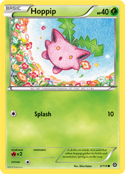 Hoppip 3/114 Pokémon card from Steam Siege for sale at best price
