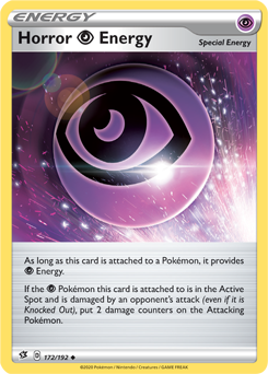 Horror Psychic Energy 172/192 Pokémon card from Rebel Clash for sale at best price