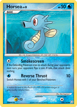 Horsea 102/146 Pokémon card from Legends Awakened for sale at best price