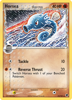 Horsea 31/101 Pokémon card from Ex Dragon Frontiers for sale at best price