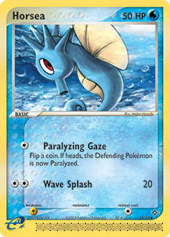 Carte Pokémon Commune Hypotrempe 58/97 de la série Ex Dragon