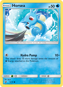 Horsea 16/70 Pokémon card from Dragon Majesty for sale at best price