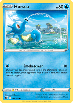 Horsea 31/163 Pokémon card from Battle Styles for sale at best price