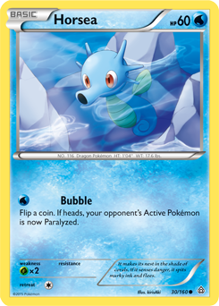 Horsea 30/160 Pokémon card from Primal Clash for sale at best price