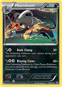 Houndoom 56/101 Pokémon card from Plasma Blast for sale at best price