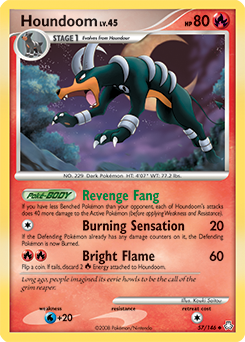 Houndoom 57/146 Pokémon card from Legends Awakened for sale at best price