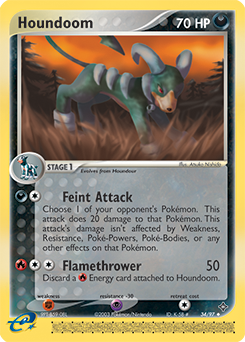 Carte Pokémon Peu commune Démolosse 34/97 de la série Ex Dragon