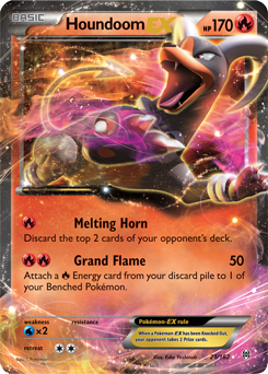 Houndoom EX 21/162 Pokémon card from Breakthrough for sale at best price