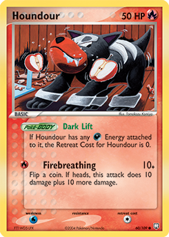 Houndour 60/109 Pokémon card from Ex Team Rocket Returns for sale at best price