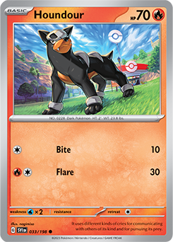 Houndour 033/198 Pokémon card from Scarlet & Violet for sale at best price