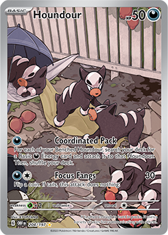 Houndour 204/197 Pokémon card from Obsidian Flames for sale at best price