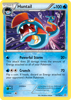 Huntail 50/160 Pokémon card from Primal Clash for sale at best price